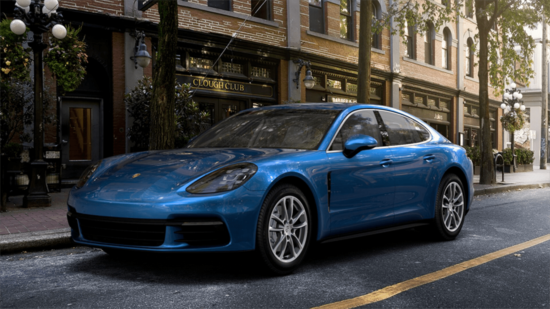 blue-metallic -  Porsche Panamera 