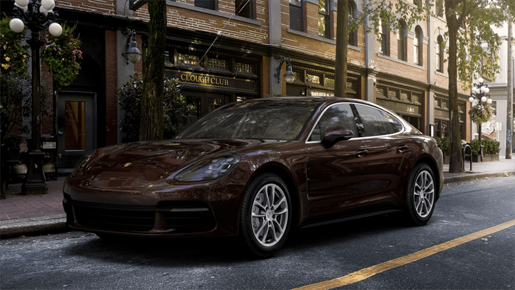 burgundy-metallic -  Porsche Panamera 