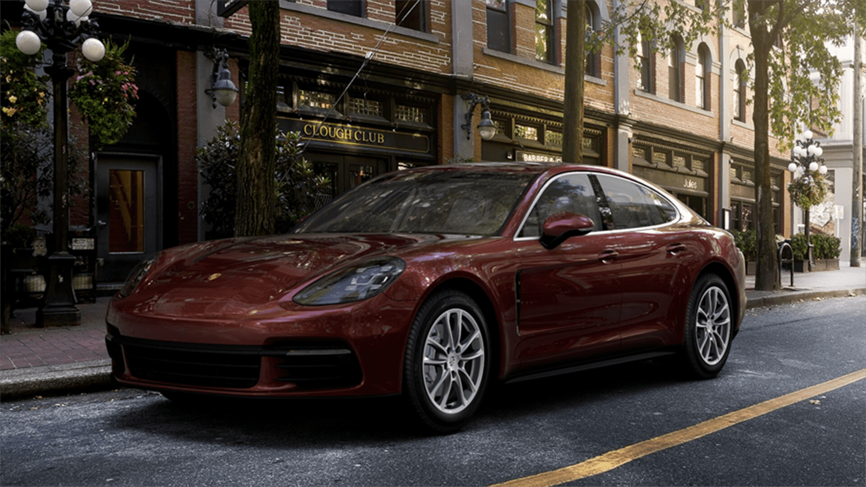 red-metallic -  Porsche Panamera 