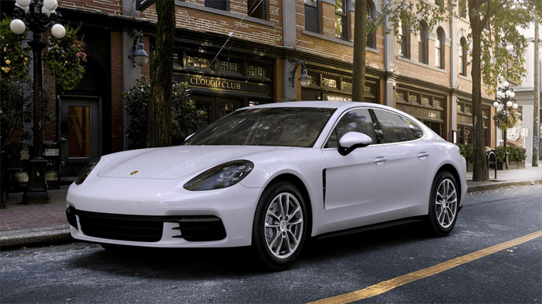 white-metallic -  Porsche Panamera 